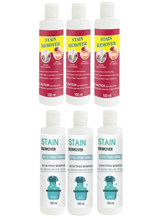 TOOVUS Stain Remover Combo Pack of Red (Pack of 3), Doll (Pack of 2) and Doll Stain Remover | Multi-Surface Cleaning Solution for Clothes, Fabrics, Upholstery (100 g Each) - Image 1